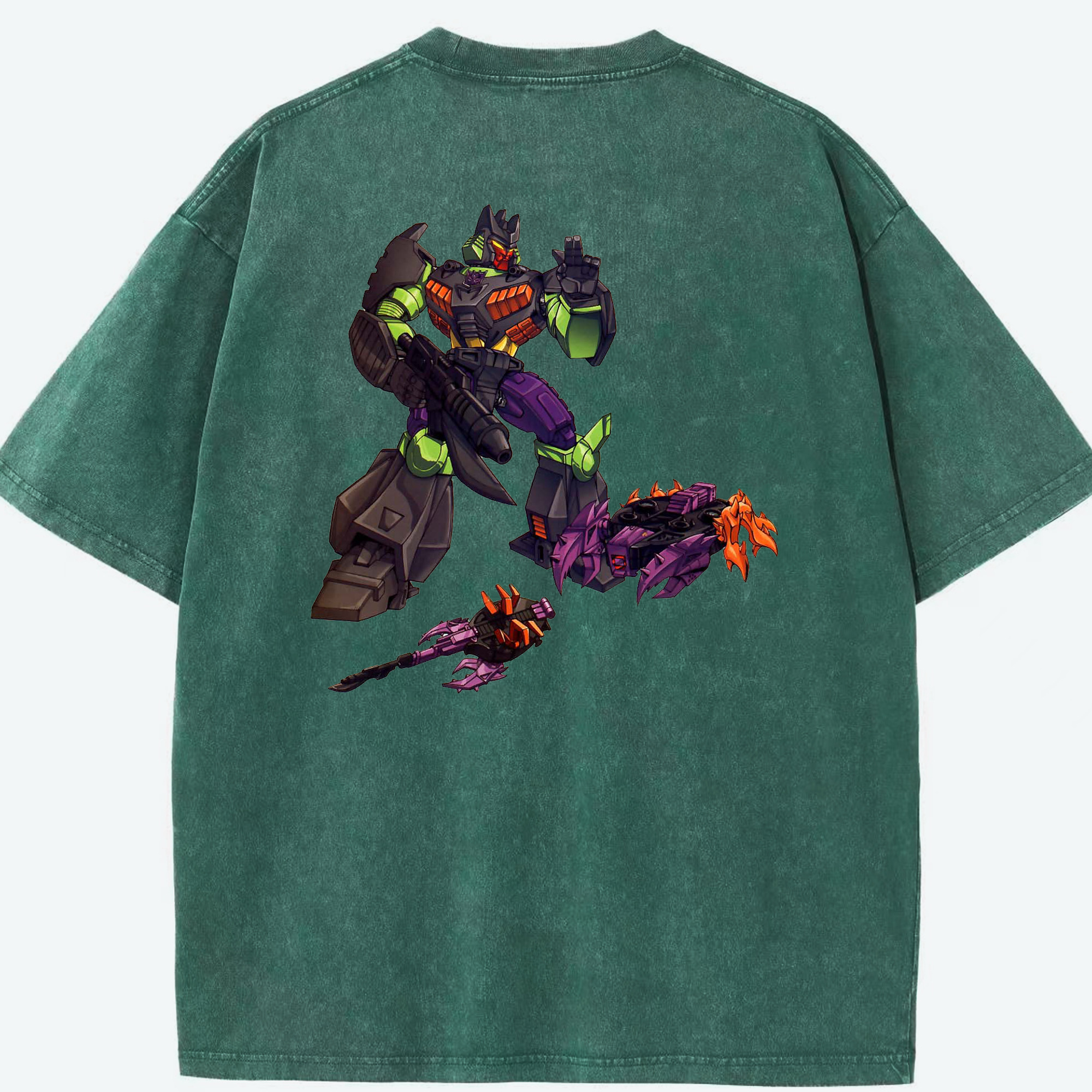（画像用）  綿100% ヴィンテージ風 半袖Tシャツ（背面プリント）